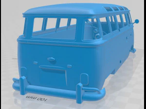 volkswagen transporter t1 1950 printable body van 3D Print Model