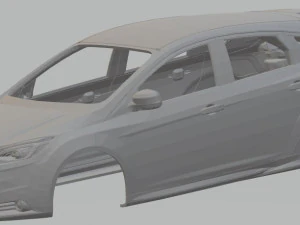 focus st 2012 printable body car 3D Print Model