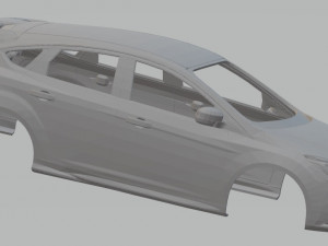 focus st 2012 printable body car Modello di stampa 3D