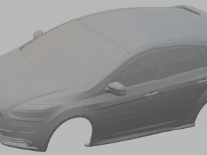 focus st 2012 printable body car 3D Print Model