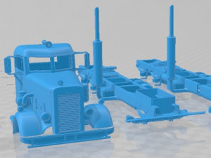 Peterbilt 281 - Duel - Printable 3D Принт Модель