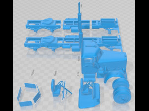 Peterbilt 281 - Duel - Printable 3D Принт Модель