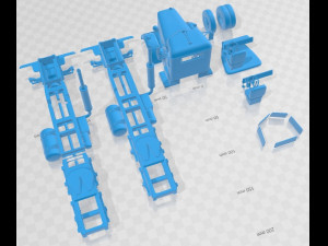 Peterbilt 281 - Duel - Printable 3D Принт Модель