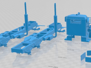 Peterbilt 281 - Duel - Printable 3D Принт Модель