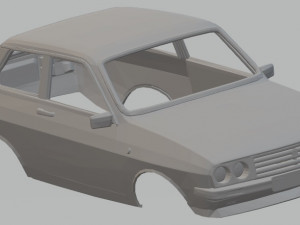dacia 1310 sport - renault 12 sport printable body car 3D 打印模型