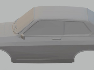 dacia 1310 sport - renault 12 sport printable body car 3D 打印模型