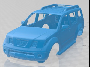 Nissan Pathfinder Printable Body Car 3D-printmodel