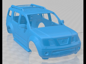 Nissan Pathfinder Printable Body Car Modèles 3D en vedette