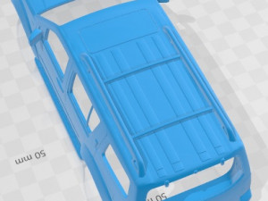 Nissan Pathfinder Printable Body Car Modèles 3D en vedette