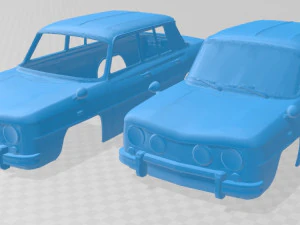 renault 8 gordini printable body car 3D Print Model