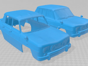 renault 8 gordini printable body car Modello di stampa 3D