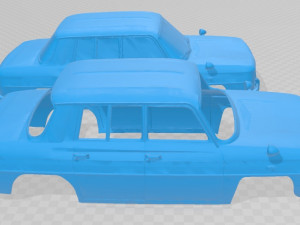 renault 8 gordini printable body car Modello di stampa 3D