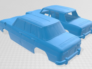 renault 8 gordini printable body car Modello di stampa 3D