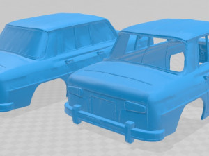 renault 8 gordini printable body car Modello di stampa 3D