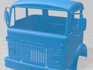 volvo f86 printable cabin truck 3D Print Model