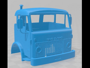 volvo f86 printable cabin truck Modèles 3D en vedette