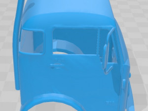 volvo f86 printable cabin truck Modèles 3D en vedette
