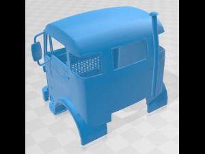 volvo f86 printable cabin truck Modèles 3D en vedette