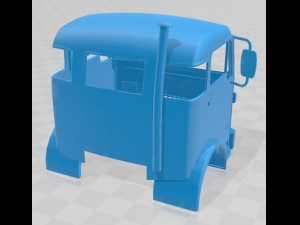 volvo f86 printable cabin truck Modèles 3D en vedette