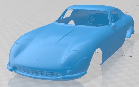 Ferrari 275 gtb 1964 printable body Modelo de Impressão 3D .c4d .max .obj .3ds .fbx .stl .blend 