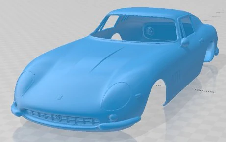 Ferrari 275 gtb 1964 printable body 3D Print Model .c4d .max .obj .3ds .fbx .stl .blend 