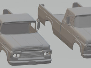 f250 1959 printable body car 3D Print Model