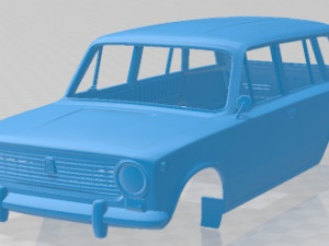 VAZ Zhiguli 2102 1971 Printable Body Car 3D Print Model