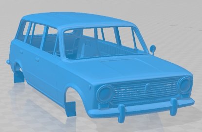 STL file VAZ Lada 2108 1984 PRINTABLE CAR BODY・3D printing idea