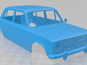 vaz lada 2101 1970 printable body car Modèles 3D en vedette