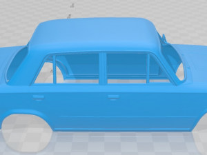 vaz lada 2101 1970 printable body car Modèles 3D en vedette