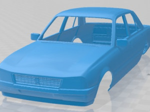 Peugeot 505 GTI Printable Body Car Modèles 3D en vedette