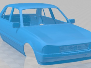 Peugeot 505 GTI Printable Body Car Modèles 3D en vedette