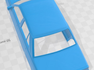 Peugeot 505 GTI Printable Body Car Modèles 3D en vedette