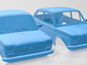 Seat 127 - Fiat 127 Printable Body Car 3D 프린트 모델