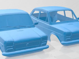 Seat 127 - Carrocer&iacute;a Imprimible Fiat 127 Modelo de impresión 3D