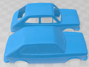 Seat 127 - Carrocer&iacute;a Imprimible Fiat 127 Modelo de impresión 3D