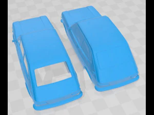 Seat 127 - Carrocer&iacute;a Imprimible Fiat 127 Modelo de impresión 3D