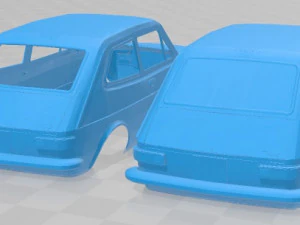 Seat 127 - Carrocer&iacute;a Imprimible Fiat 127 Modelo de impresión 3D