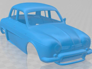 Renault Ondine Dauphine 1956-1967 Printable Body Car 3D Print Model