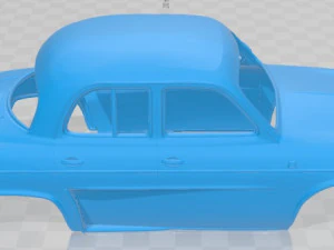 Renault Ondine Dauphine 1956-1967 Printable Body Car 3D Print Model