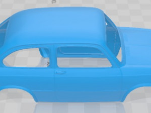 Seat 850 - fiat 850 printable body car 3D 打印模型