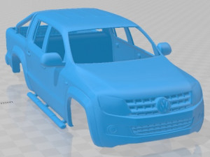 Volkswagen Amarok Crew Cab 2010 Printable Body Car 3D Print Model