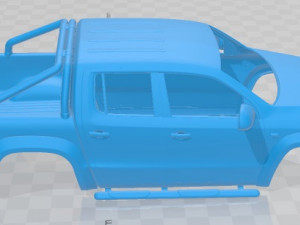 Volkswagen Amarok Crew Cab 2010 Printable Body Car 3D Print Model