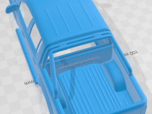 Volkswagen Amarok Crew Cab 2010 Printable Body Car 3D Print Model
