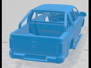 Volkswagen Amarok Crew Cab 2010 Printable Body Car 3D Print Model
