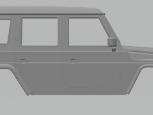 mercedes benz g printable body car Modelo de impresión 3D