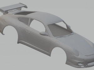 porsche 911 gt3 printable body car 3D Print Model