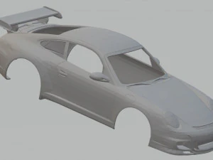 carro porsche 911 gt3 para impress&atilde;o Modelo de Impressão 3D
