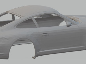 porsche 911 gt3 printable body car 3D Принт Модель
