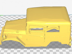toyota bj-40 printable body car Model do druku 3D